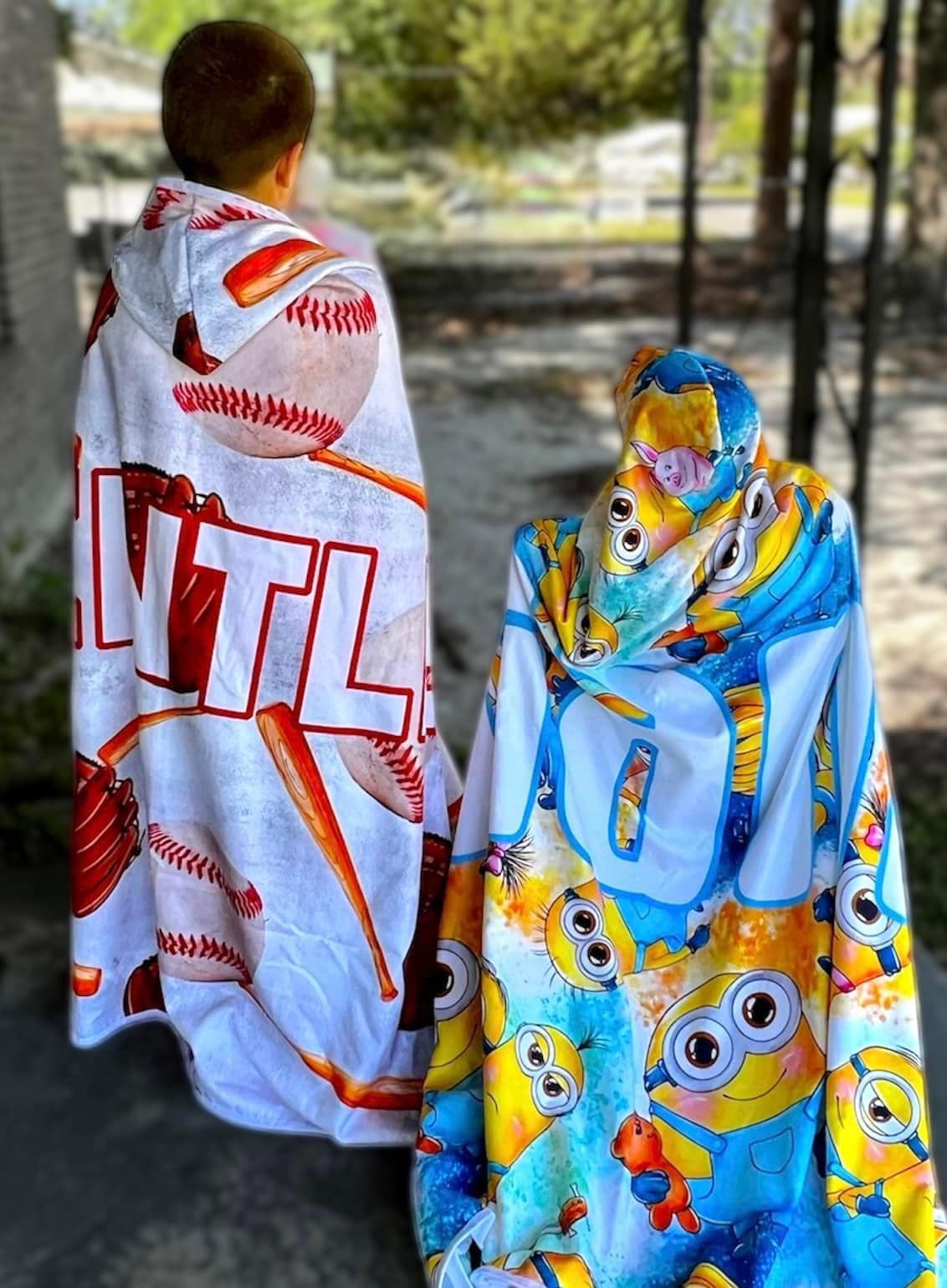 Customized Hooded Bath Towels (3 Sizes)- Boys Boys Boys