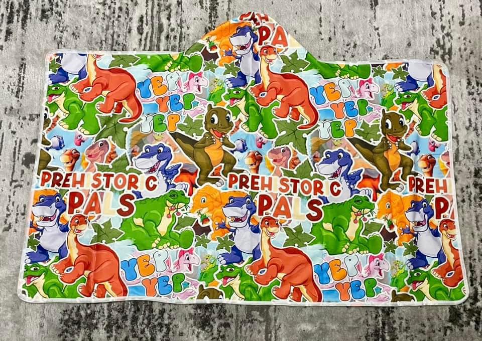 Customized Hooded Bath Towels (3 Sizes)- 90's Babies