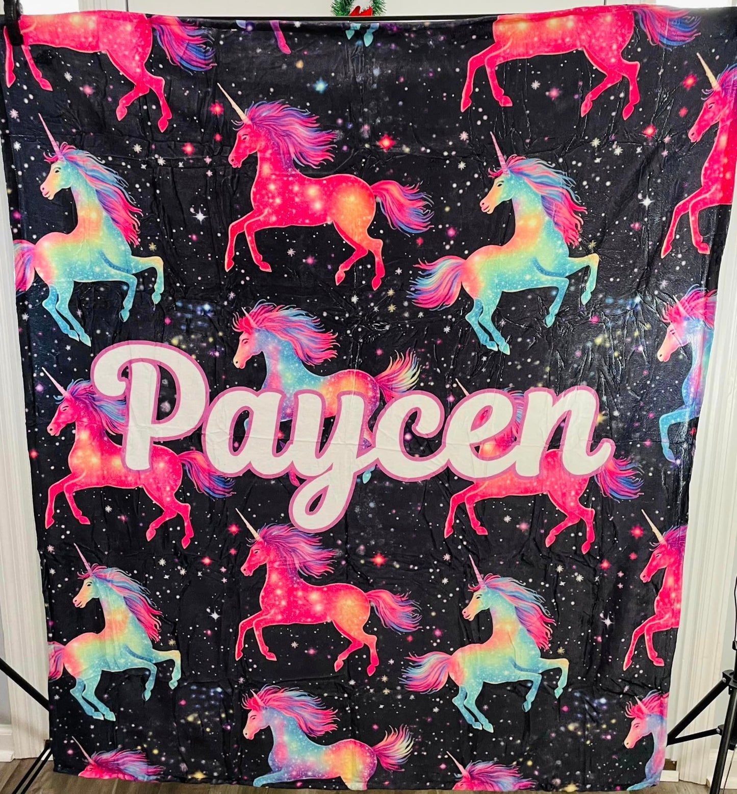 Customized Blankets- Unicorns