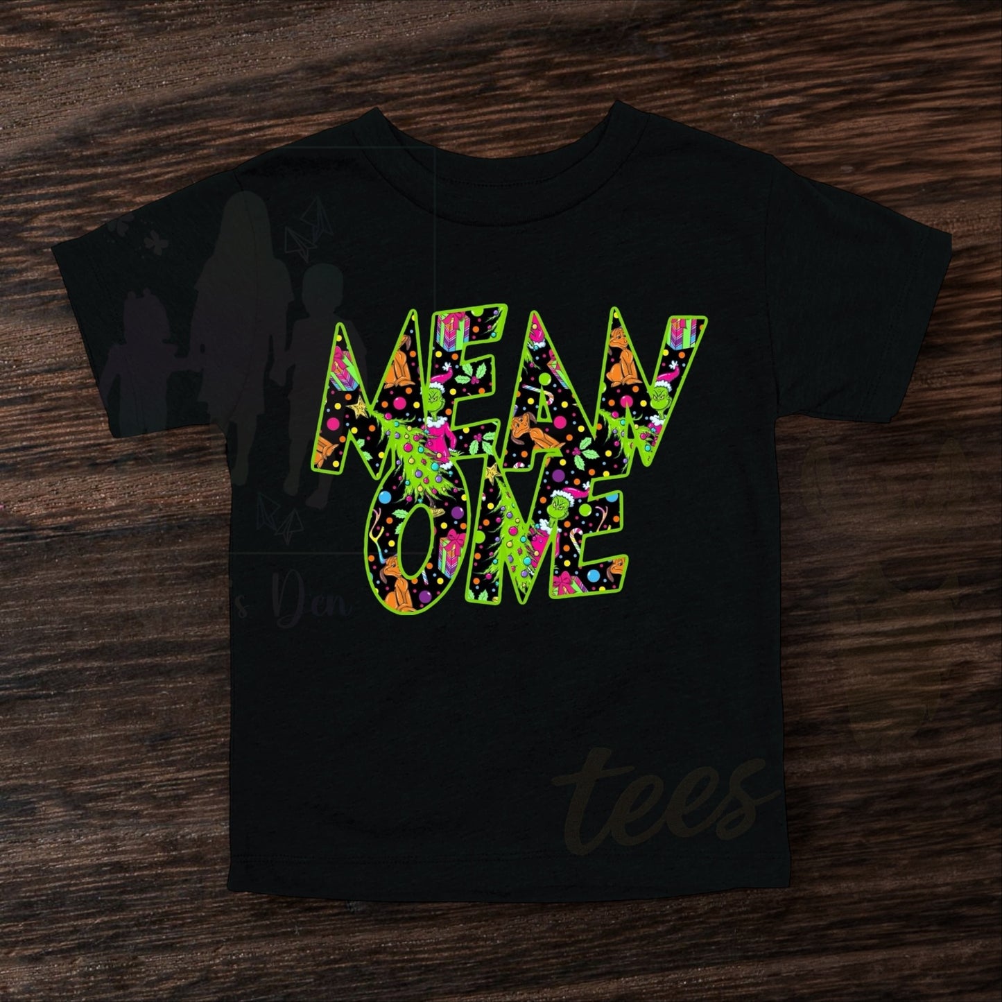 Rainbow Green Christmas Tees: DLTPO