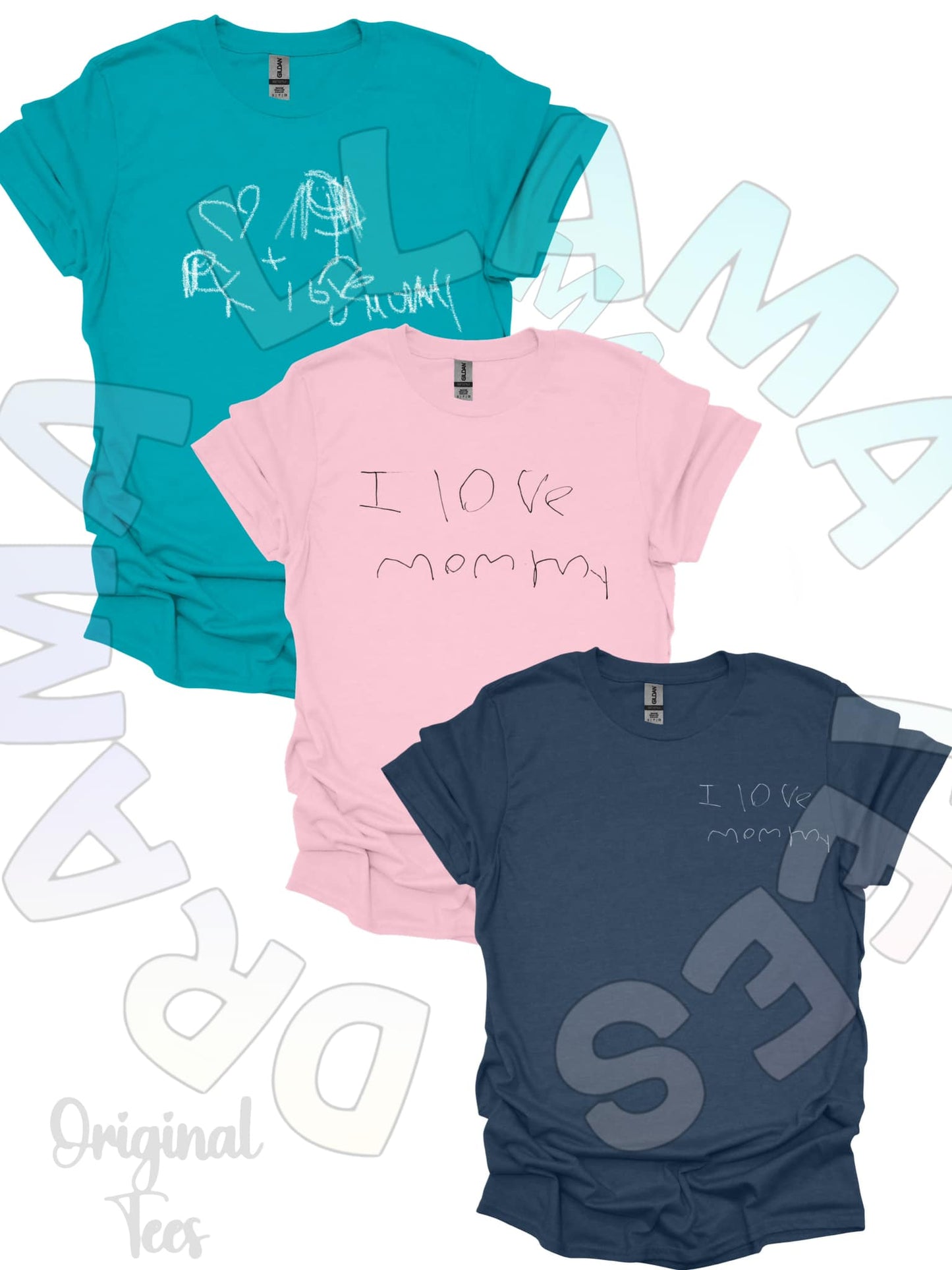 Handwriting Tees- Please Carefully Read Description Box!