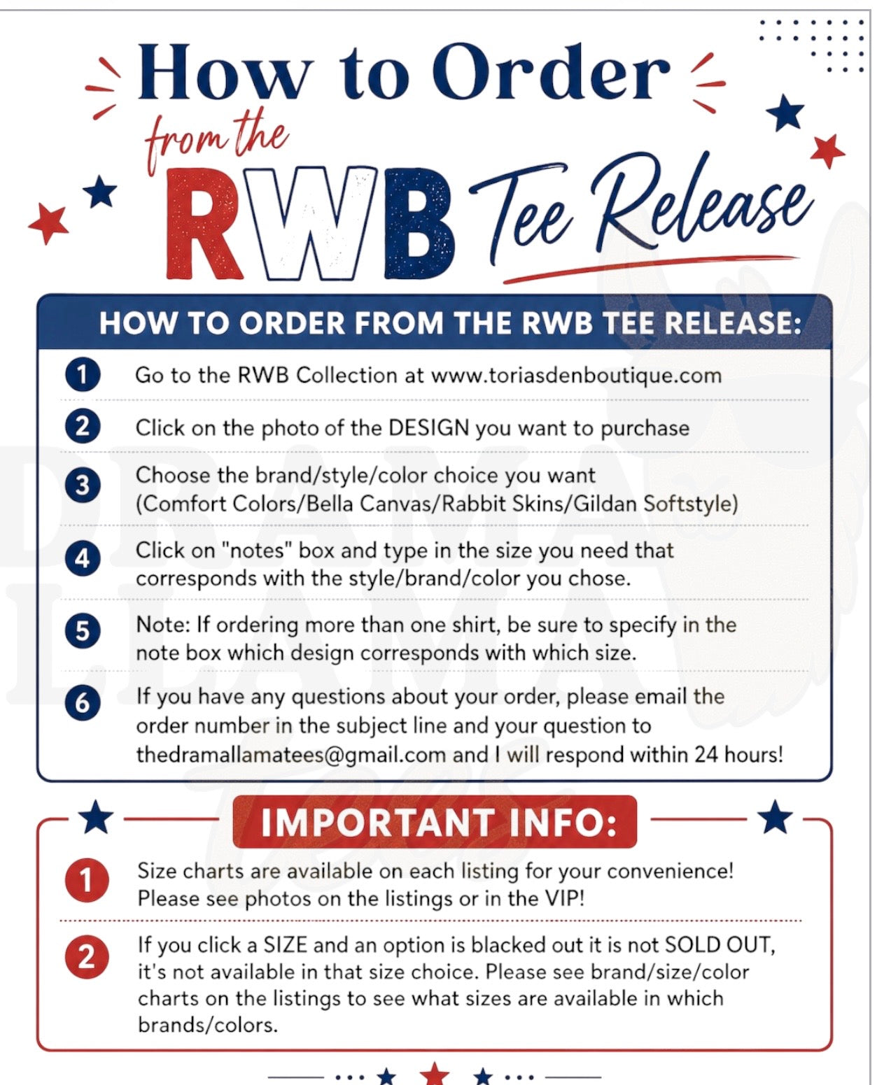 250 Eagle | RWB Tee Release 2026 | Free Shipping | Put Shirt Size in Note Box