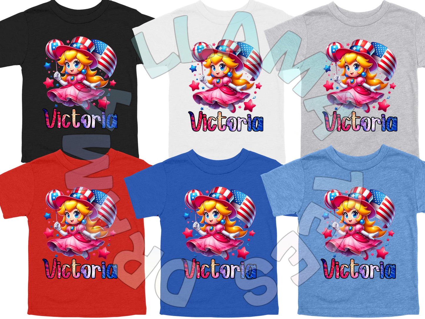 Fourth of July Character Tees *multiple color and pattern options*