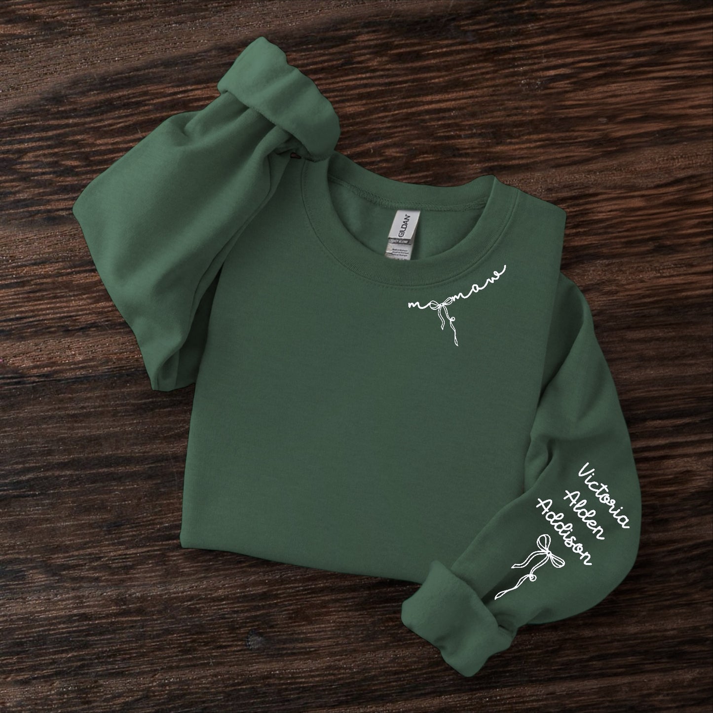 Any Title with Kid(s) Names Coquette Sweatshirts