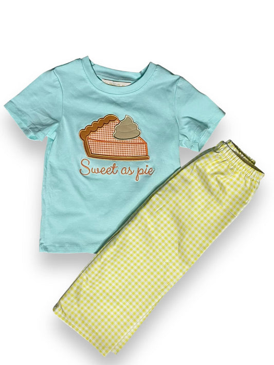 2T Fits like 3T Sweet as Pie Top with Woven Pants *CLOSEOUT SALE*