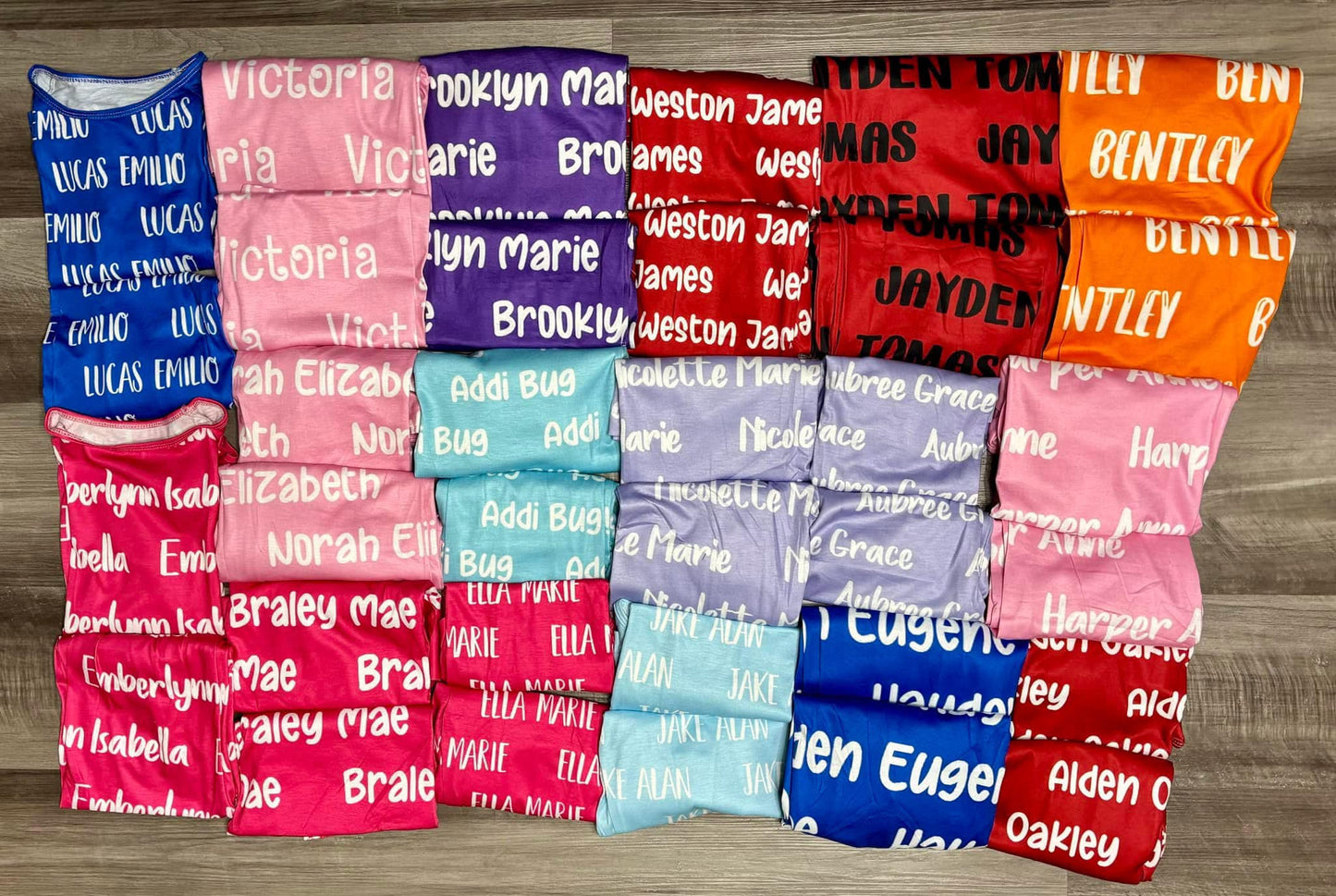 Custom Name Pajamas (Loose Fitting) Pre-Order