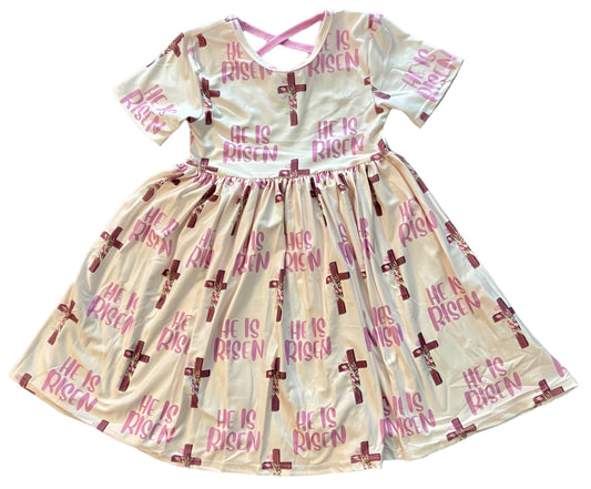 6-7 He is Risen Exclusive Dress  *CLOSEOUT SALE*