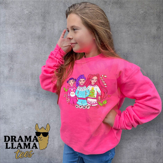 K💥 Christmas Tees/Sweatshirt (Multiple Color Options!): DLTPO