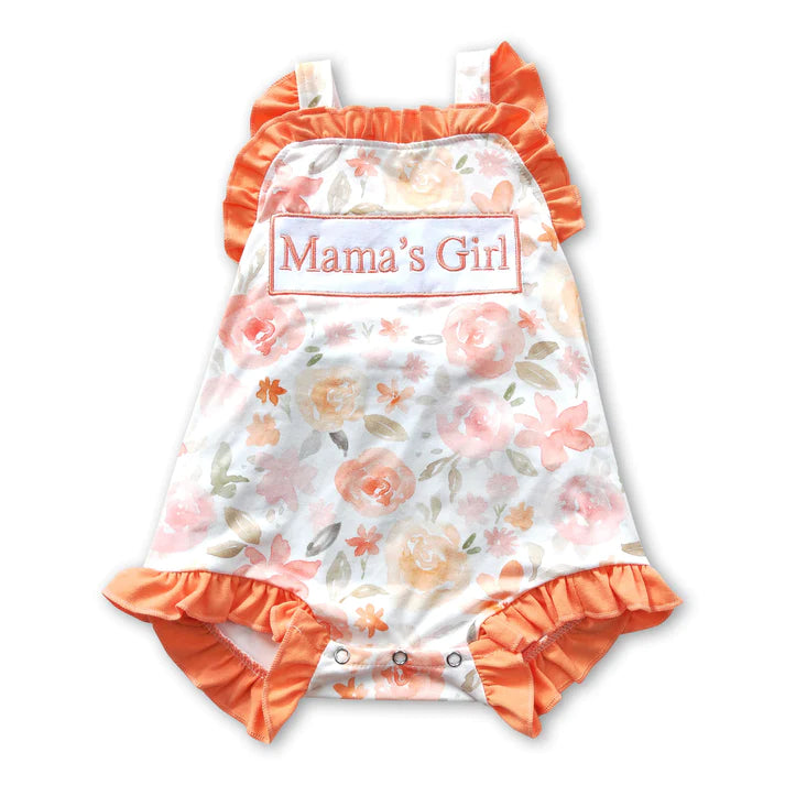 ᴡᴇᴇᴋʟʏ ᴘʀᴇ ᴏʀᴅᴇʀ  Embroidered Mama’s Girl Romper