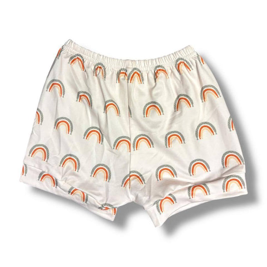 2T (2), 3T, 4T (2), 5-6 (2), 12-14 TDB Boho Rainbow Shorties *CLOSEOUT SALE*