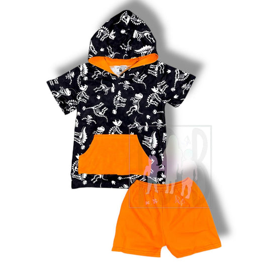 4T 6-7 Skeleton Dino Set: TDB Exclusive *CLOSEOUT SALE*