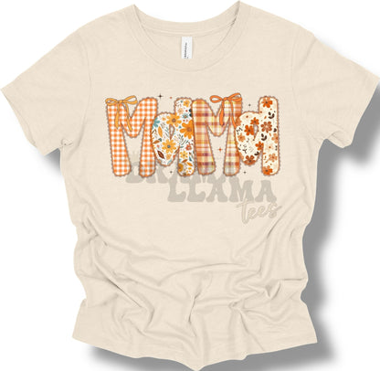 Plaid and Floral Name Tees and Sweatshirts *Pre-Order: 2-3 week TAT* DLTPO