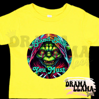 Toddler Spooky Drop 1 Tees- YELLOW