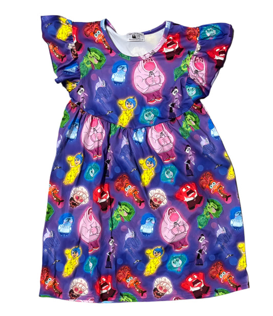 8-9 14-16 Inside Out Flutter Sleeve Dress: TDB Exclusive *CLOSEOUT SALE*