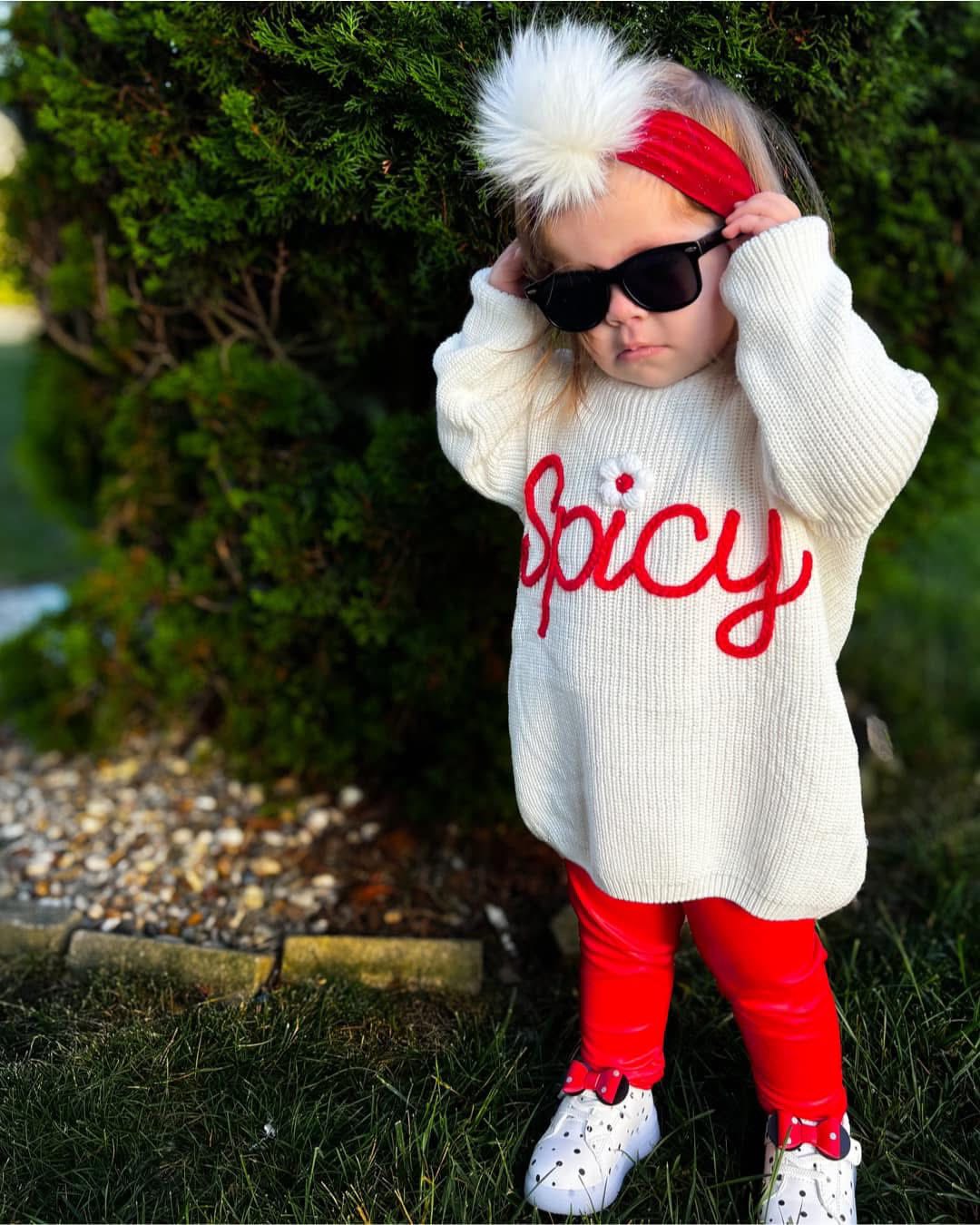 Oversized Hand Embroidered Thick Knit Sweaters Pre-Orders