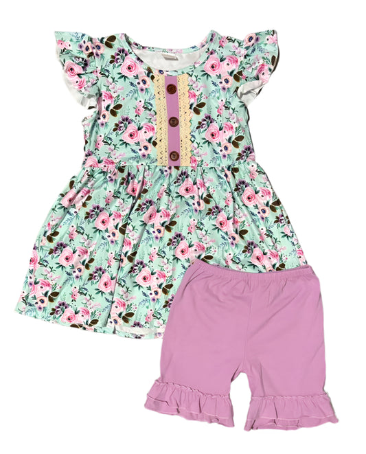 10-12 Floral and Lace Set *CLOSEOUT SALE*
