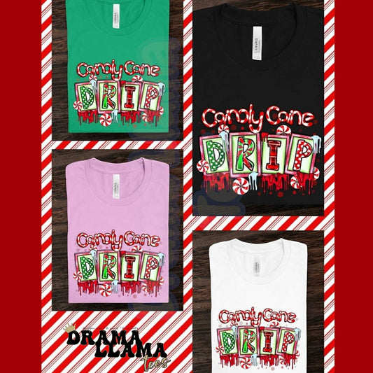 Candy Cane Drip Polka Dots *Pre-Order: * DLTPO