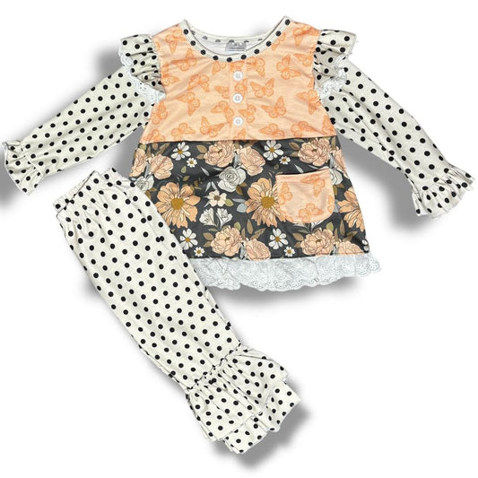 2T (Fits Big) Butterflies and Polka Dots Set *CLOSEOUT SALE*