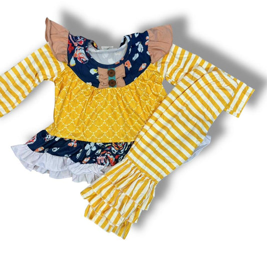 2T (Fits Big) Florals and Stripes Set *CLOSEOUT SALE*