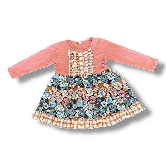 8-9 Floral and Plaid Tunic *CLOSEOUT SALE* (