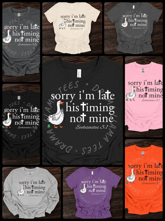 Sorry I'm Late- His Timing Not Mine *Pre-Order: * DLTPO