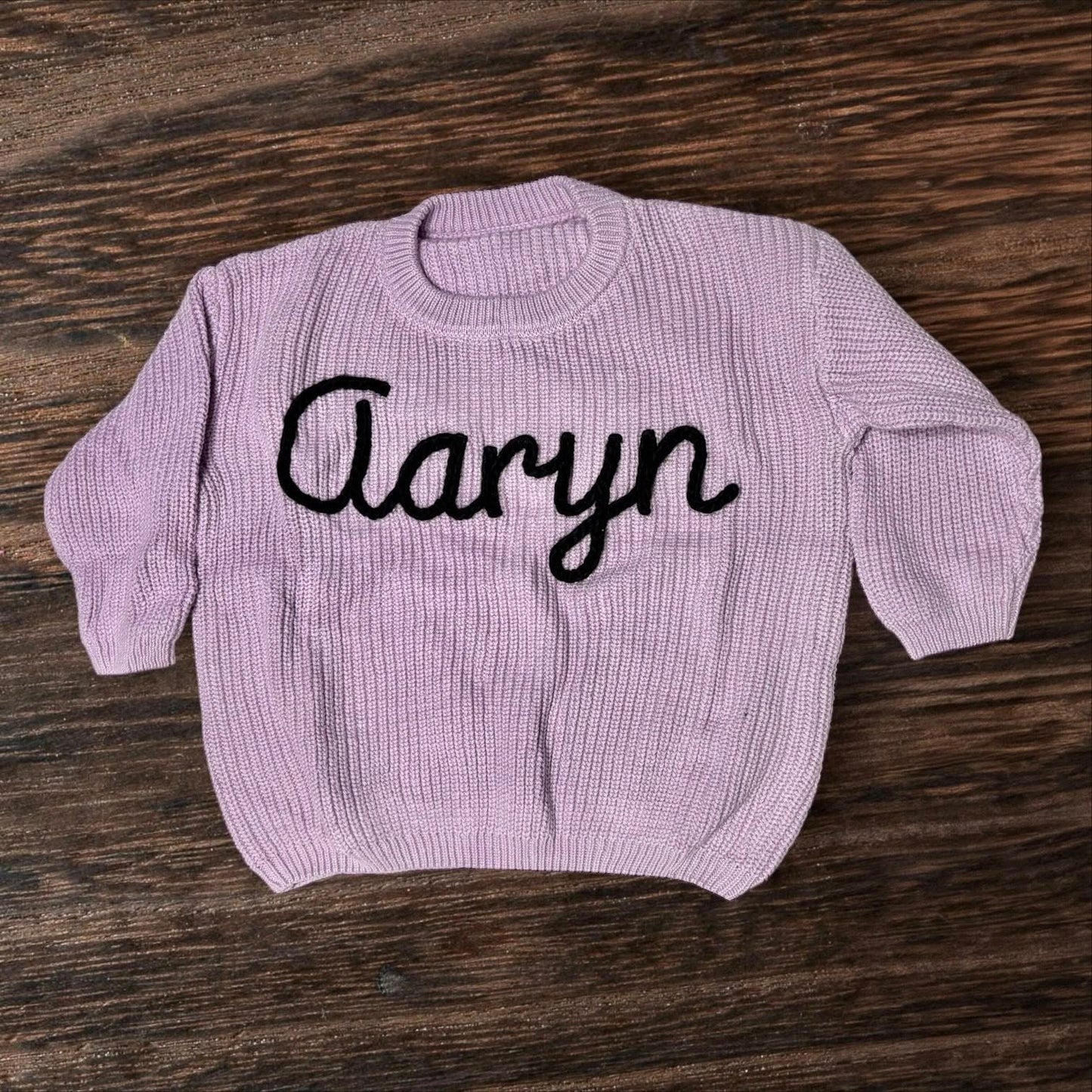 Oversized Hand Embroidered Thick Knit Sweaters Pre-Orders