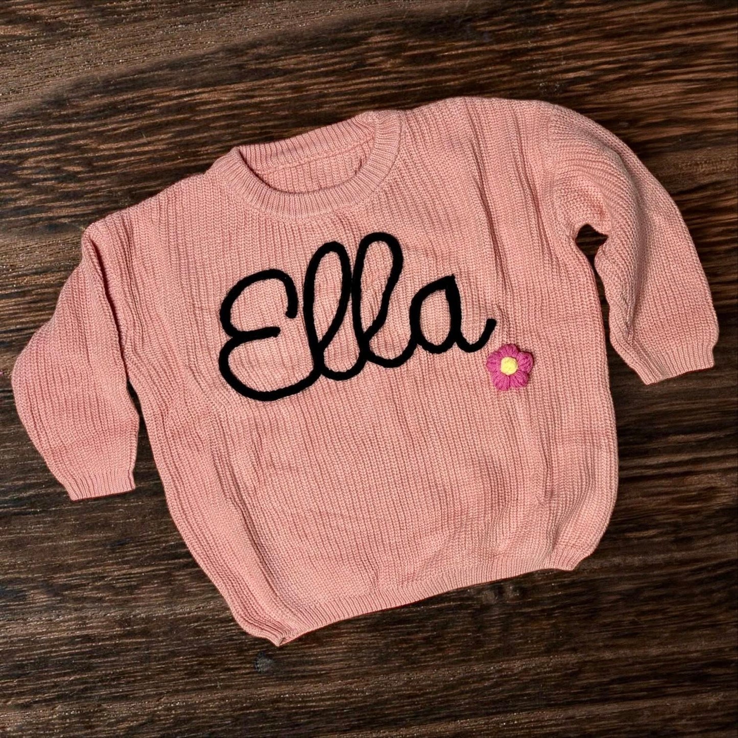 Oversized Hand Embroidered Thick Knit Sweaters Pre-Orders