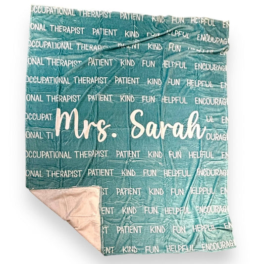 Personalized Items ~ Big Word/Small Words Blankets ~