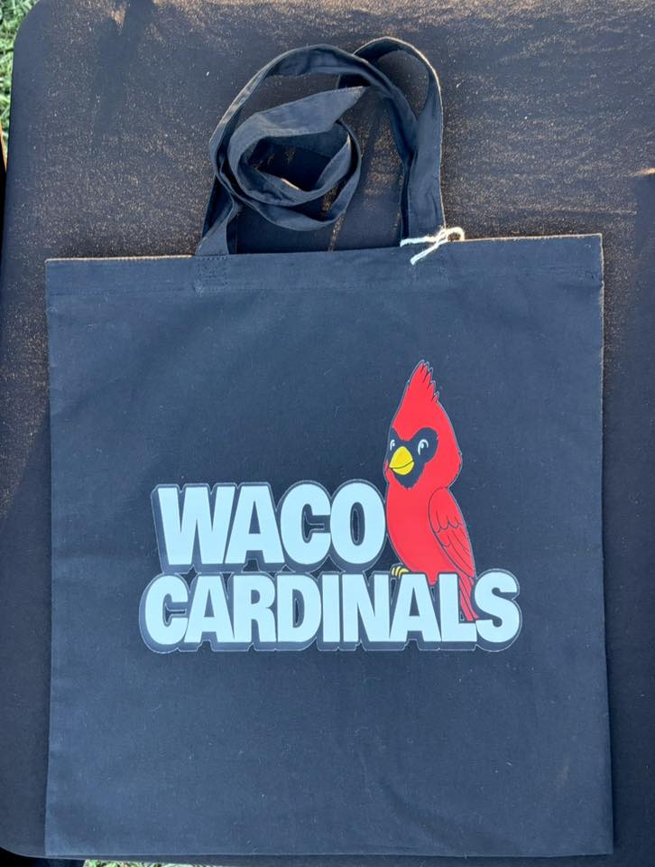 Waco Cardinals 15x16" Canvas Tote: Ready to Ship *SALE*
