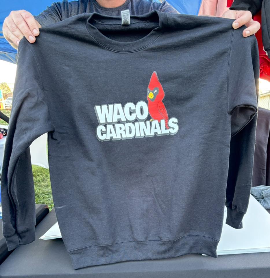 Adult Medium Adult Large Waco Cardinals Crewneck: Ready to Ship *SALE*