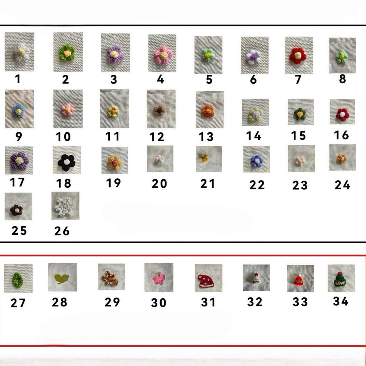 0-3 to size 7 Oversized Hand Embroidered Thick Knit Sweaters Pre-Orders