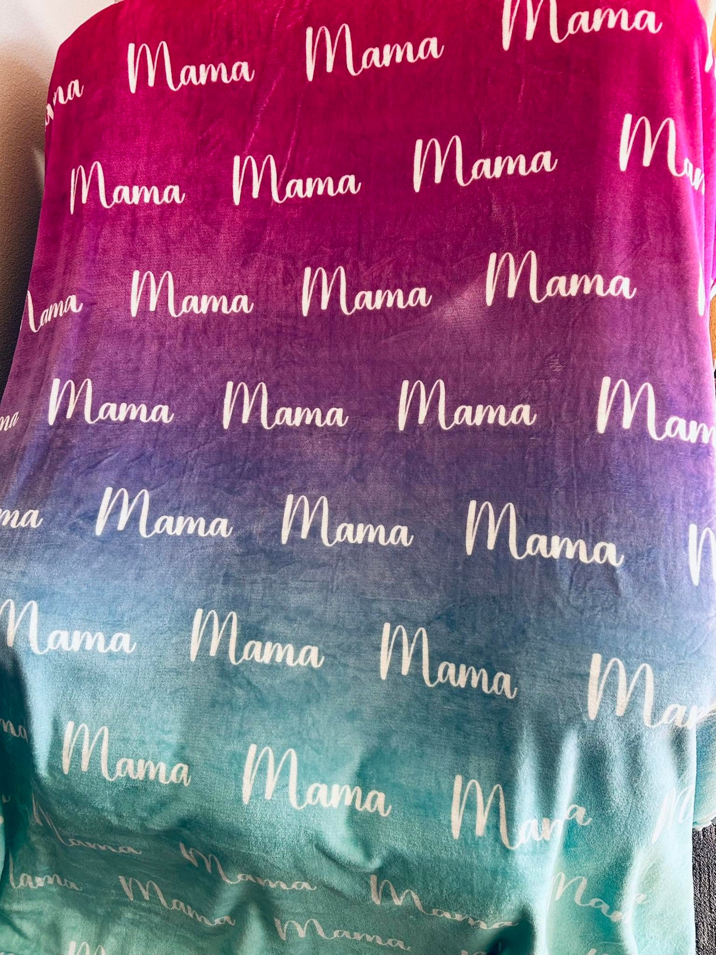 Personalized Items ~ Ombre Blankets ~