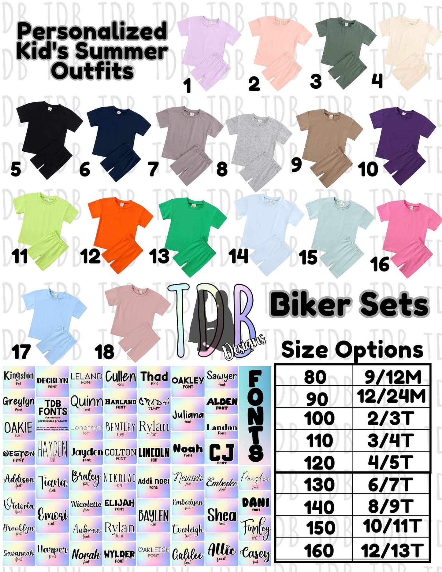 Customized Biker Sets