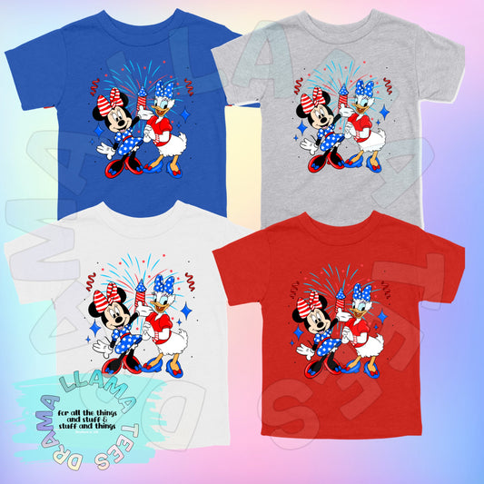 Fourth of July Character Tees