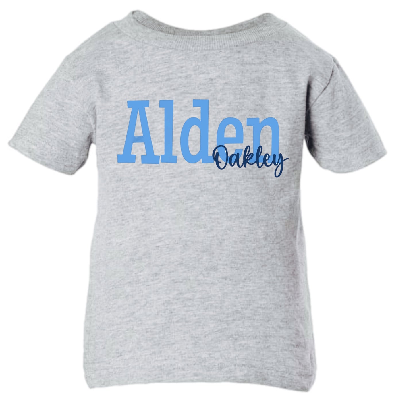 Infant First Middle Tees Customized T Shirts | You Pick Colors! |