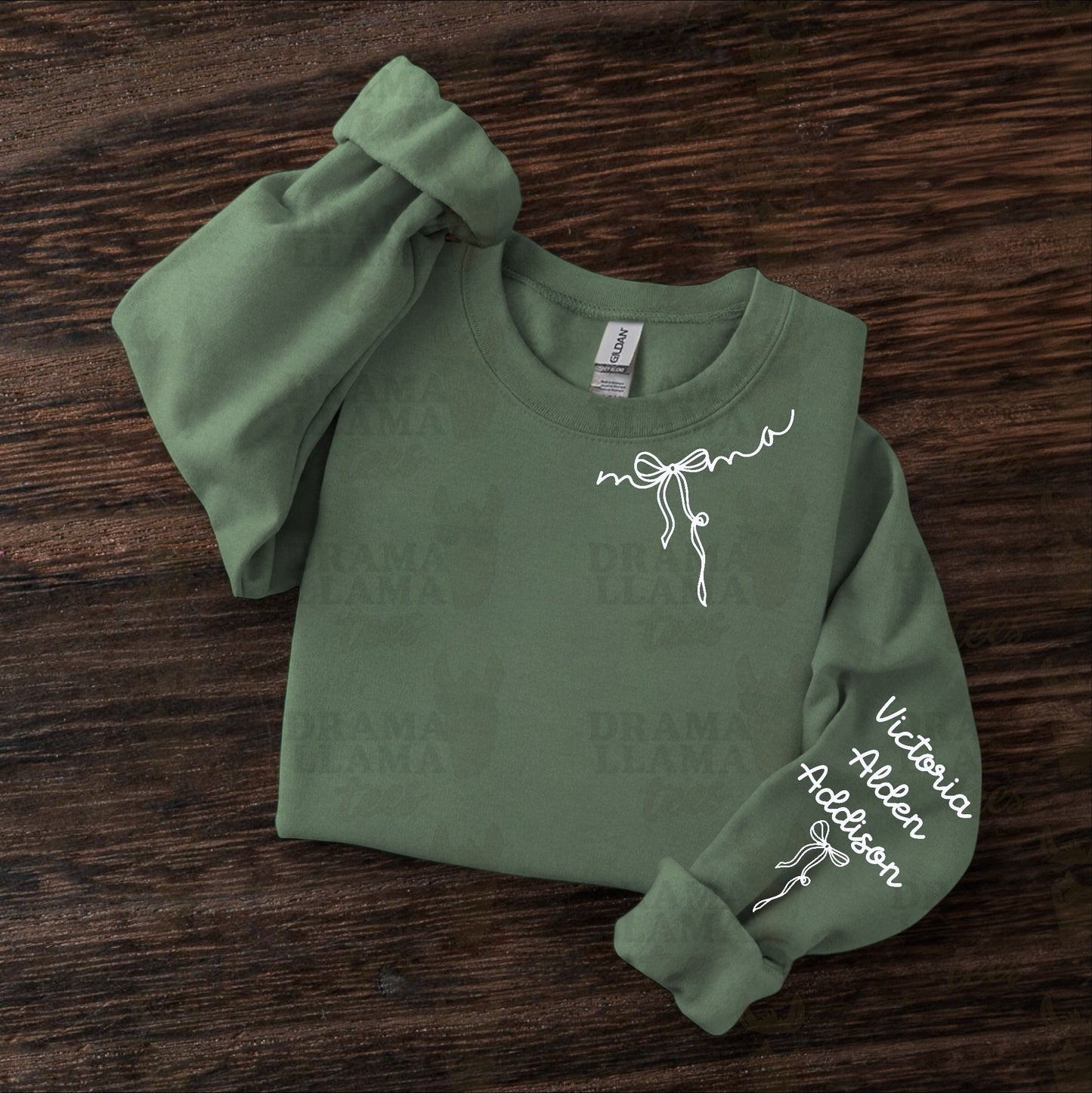 Any Title with Kid(s) Names Coquette Sweatshirts