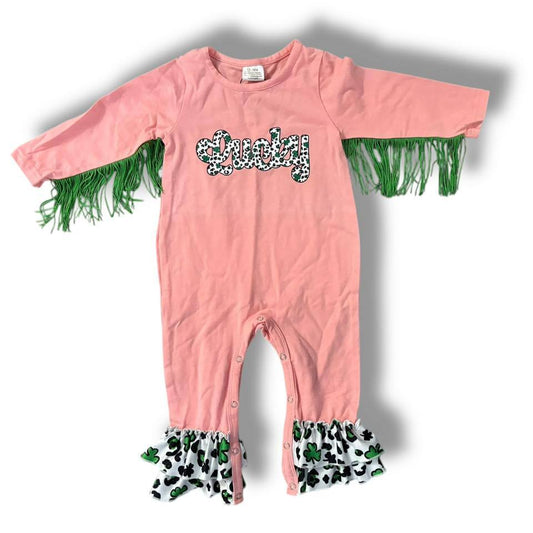 12-18 months Lucky Fringe Romper *Ready to Ship!*