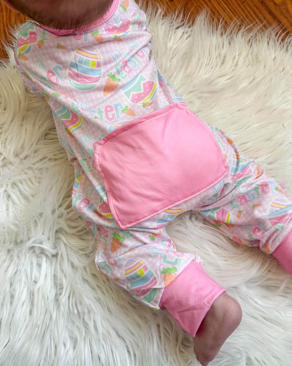 0-3 to 12-18 My First Easter Zippie: PINK! Exclusives!  *Ready to ship!*