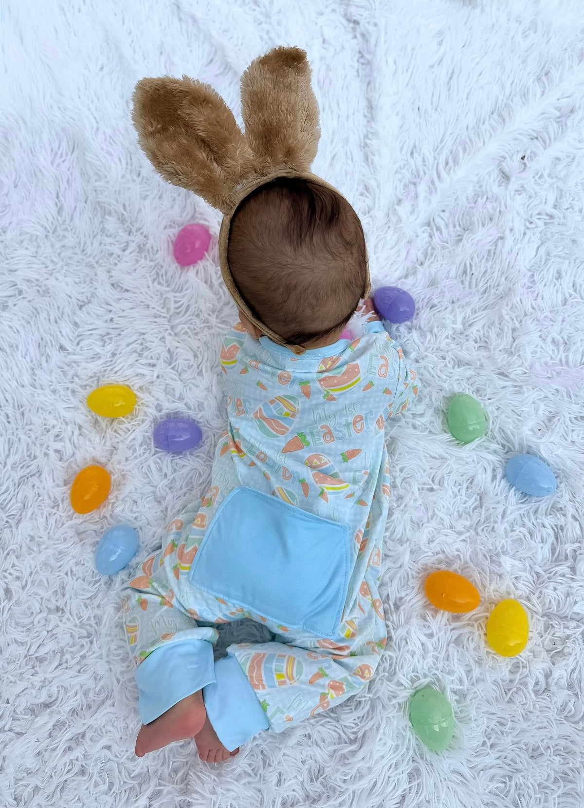 0-3 to 12-18 months My First Easter Zippie: BLUE! Exclusives! *CLOSEOUT SALE*