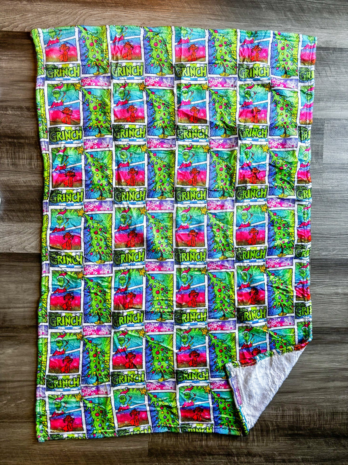 Basic Christmas Eve Box (30x40" Blanket/Personalized Gingerbread Plush/Pajamas)