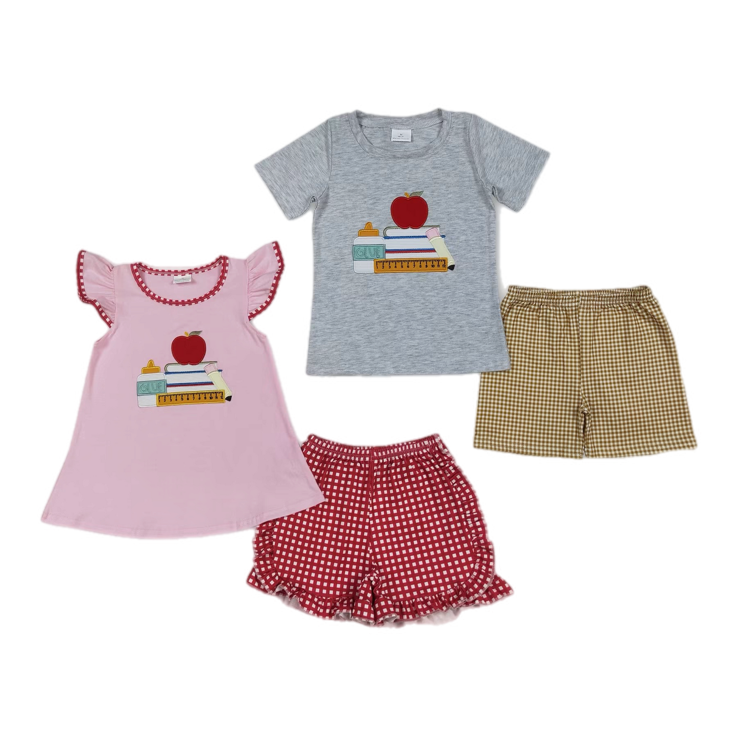 School Sets w/ Embroidery Designs