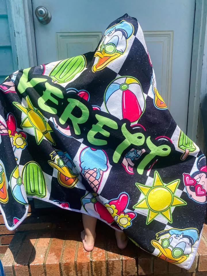 Personalized Items ~ Hooded Towels ~