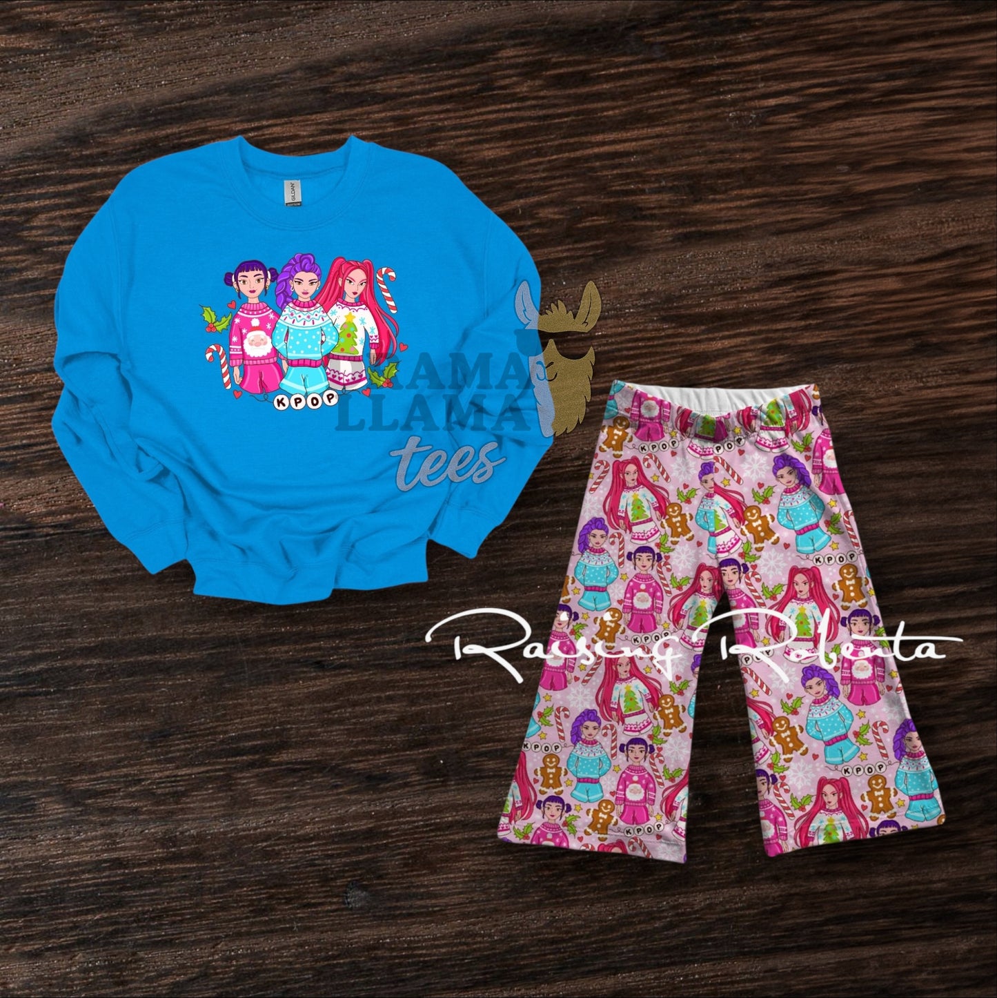 K💥 Christmas Collab Tees/Sweatshirt (Multiple Color Options!): DLTPO