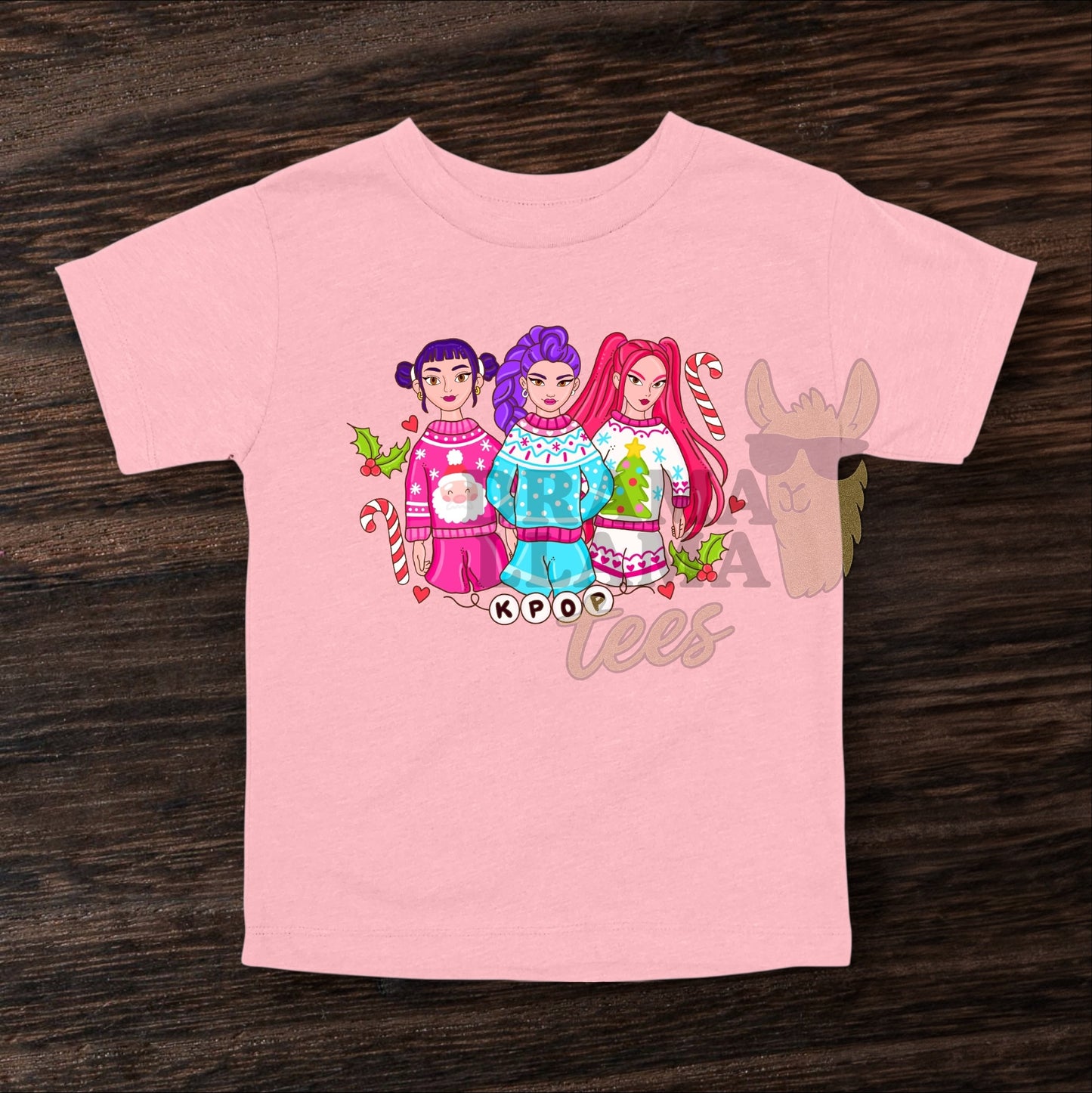 K💥 Christmas Collab Tees/Sweatshirt (Multiple Color Options!): DLTPO