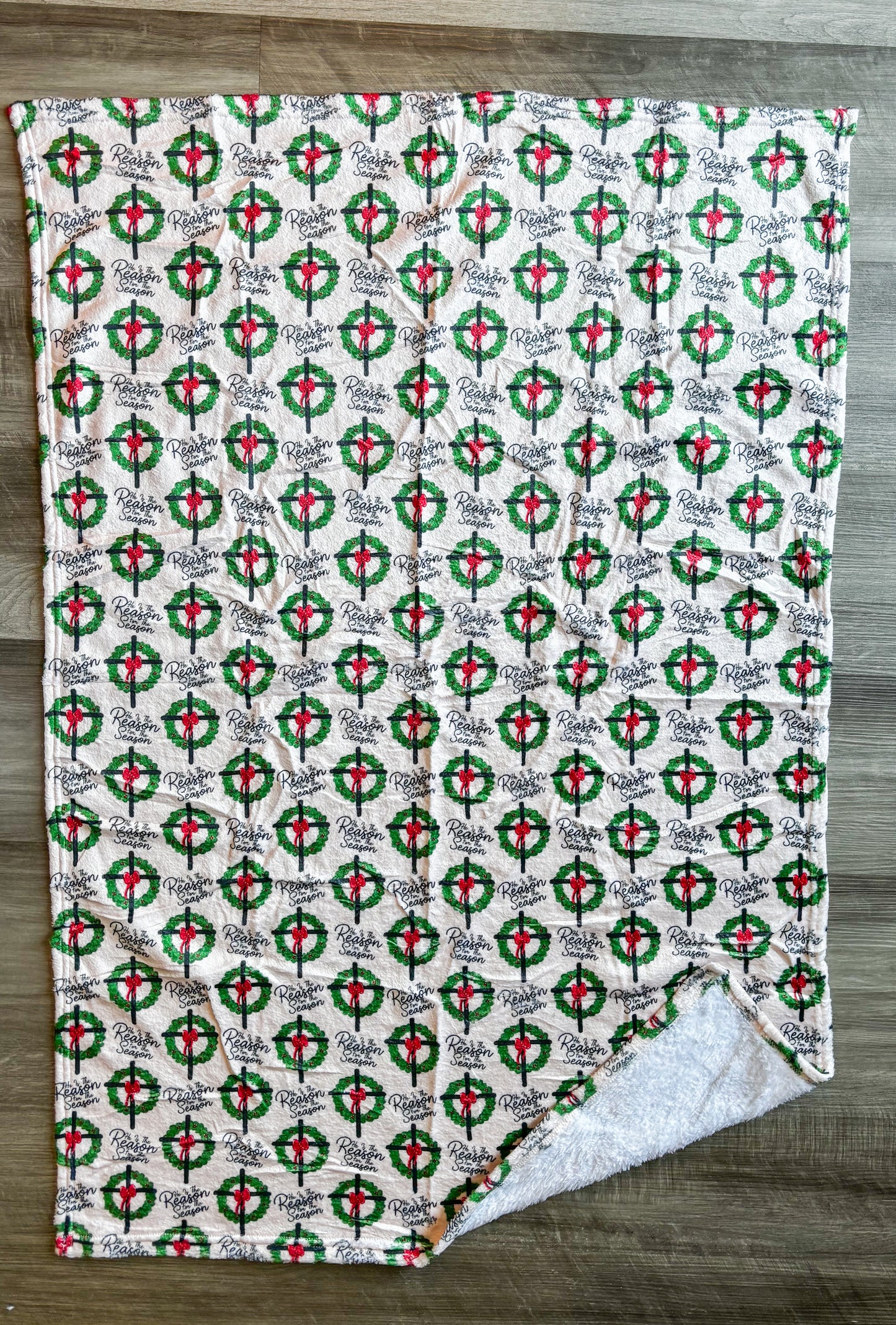 Basic Christmas Eve Box (30x40" Blanket/Personalized Gingerbread Plush/Pajamas)