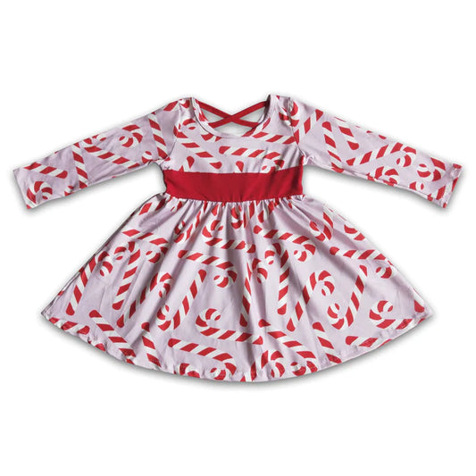 ᴡᴇᴇᴋʟʏ ᴘʀᴇ ᴏʀᴅᴇʀ Christmas Candy Cane Twirl Dress