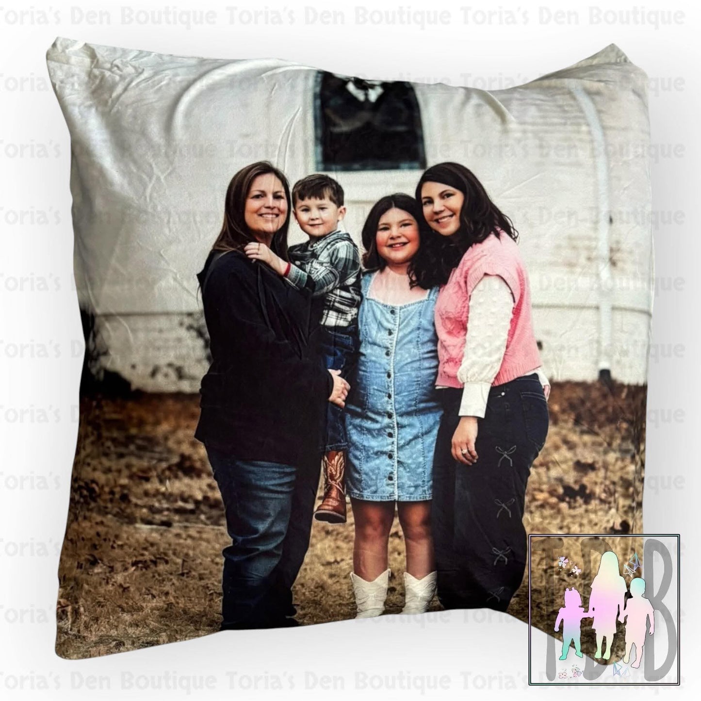 Photo Throw Pillow Cases 18x18" | Bundle & Save! | Email Photos After Submitting Order