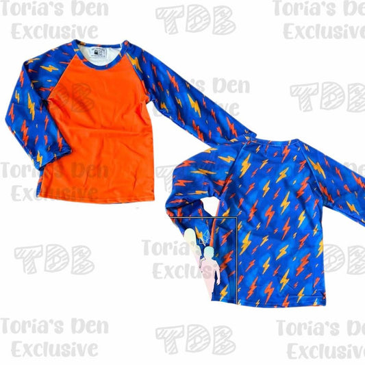 Lightning Swim Rashguard, TDB Exclusive Swim: Ready to Ship