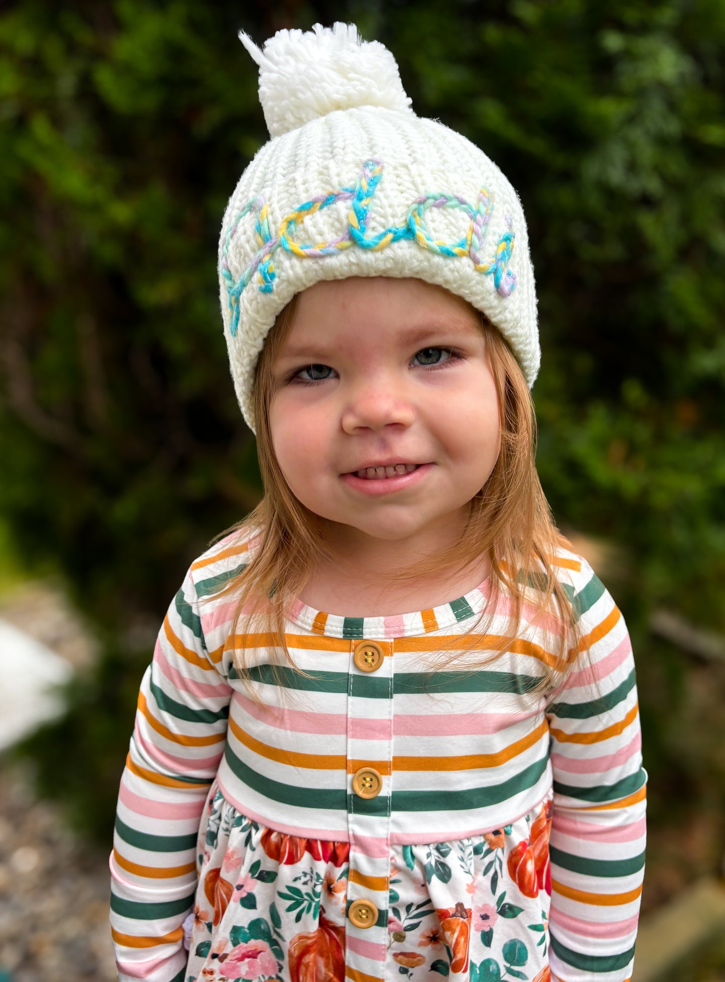 Hand Embroidered Infant/Toddler Beanie Pre-Order