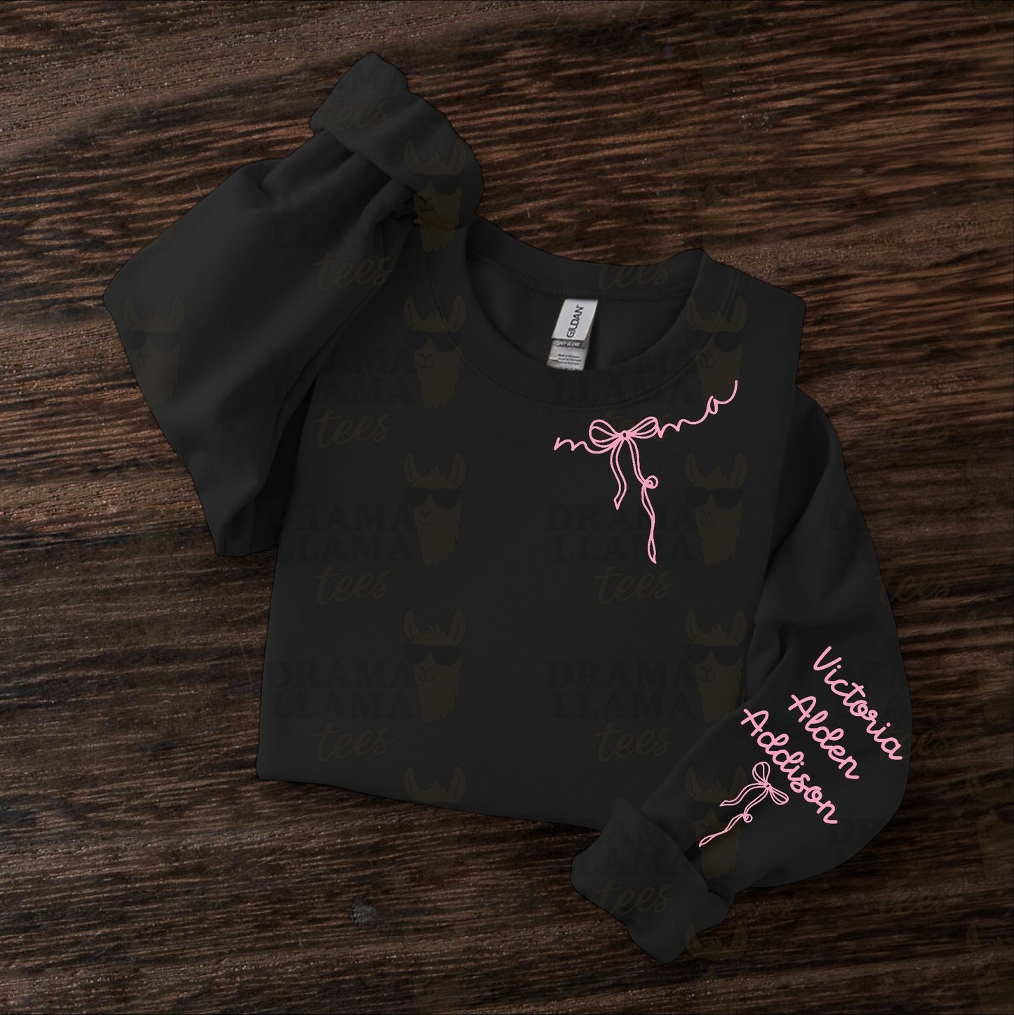 Any Title with Kid(s) Names Coquette Sweatshirts